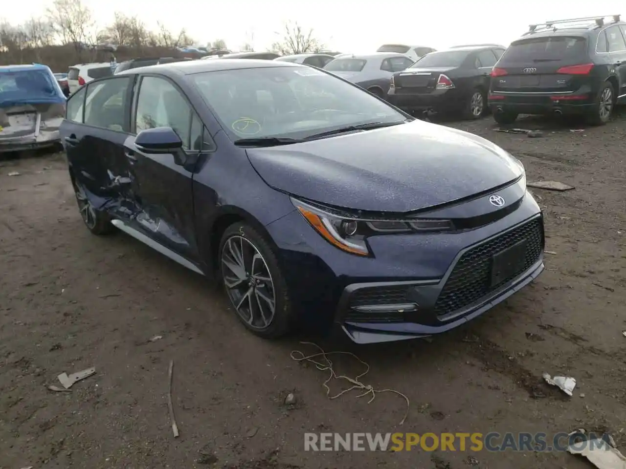 1 Photograph of a damaged car JTDS4MCE2MJ074662 TOYOTA COROLLA 2021