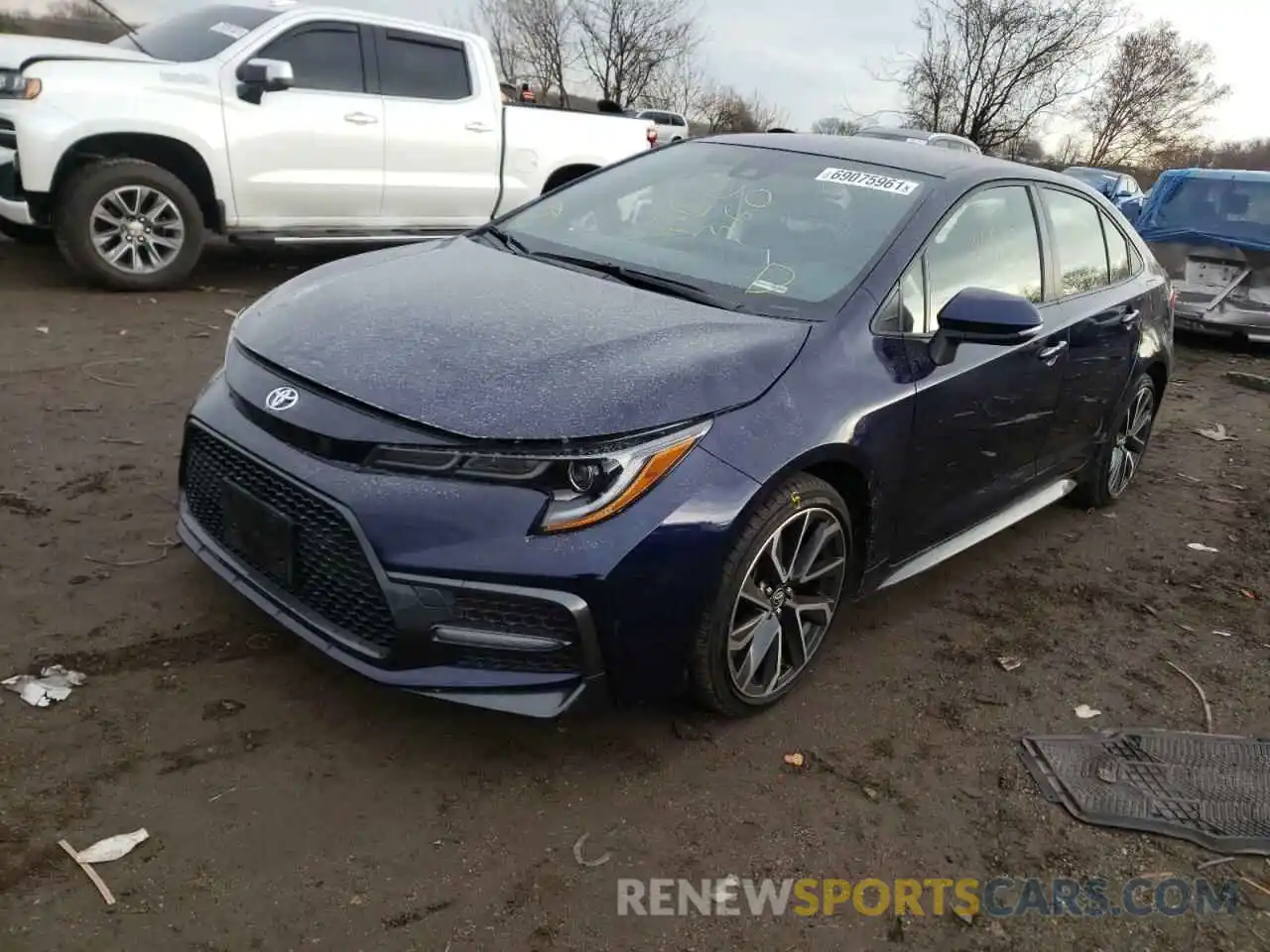 2 Photograph of a damaged car JTDS4MCE2MJ074662 TOYOTA COROLLA 2021