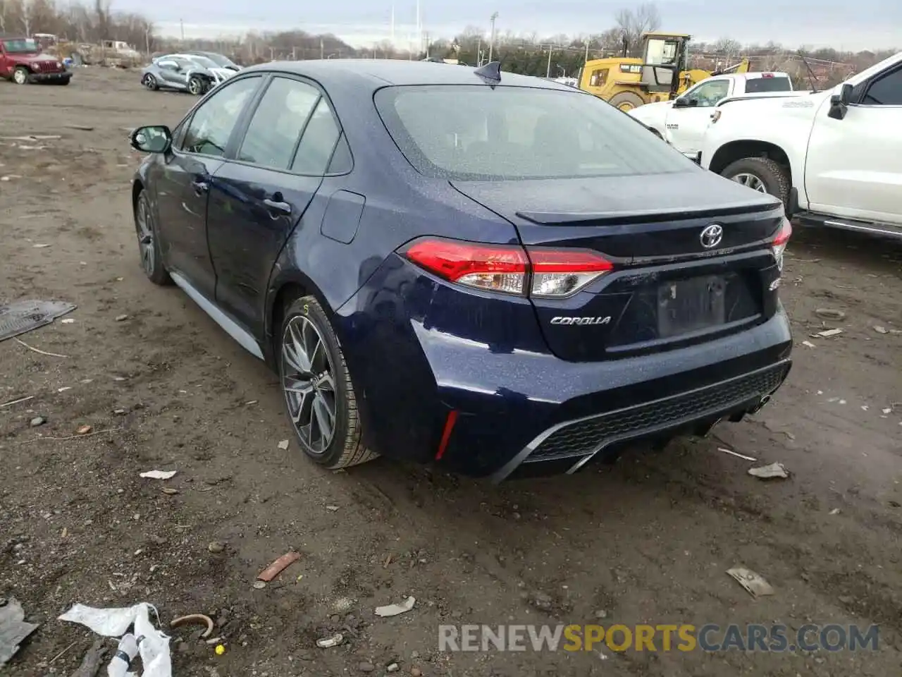 3 Photograph of a damaged car JTDS4MCE2MJ074662 TOYOTA COROLLA 2021