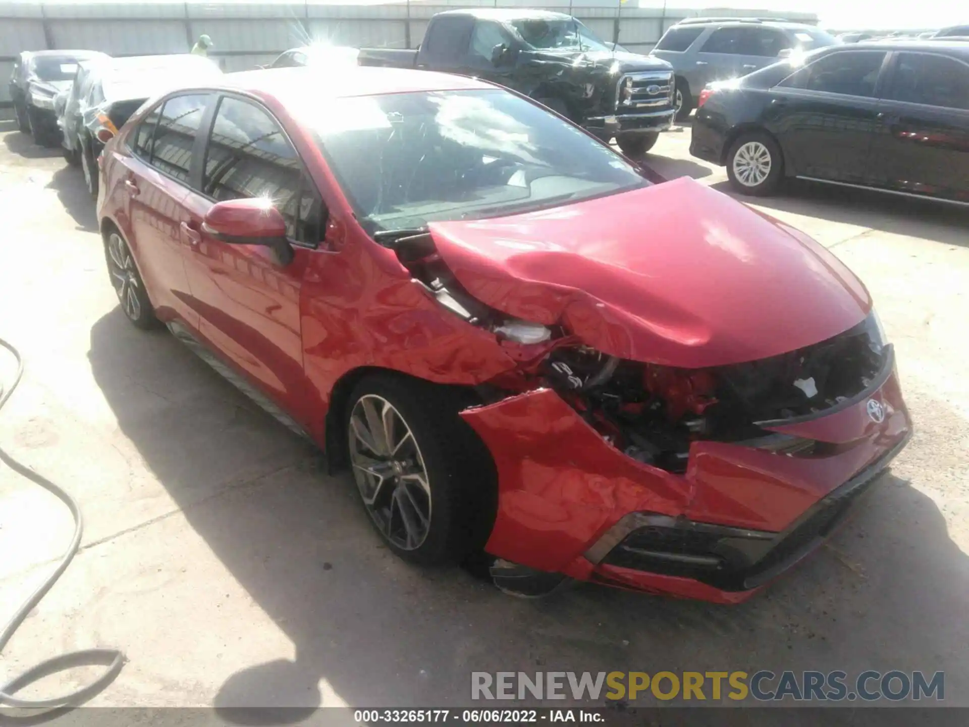 6 Photograph of a damaged car JTDS4MCE2MJ075777 TOYOTA COROLLA 2021