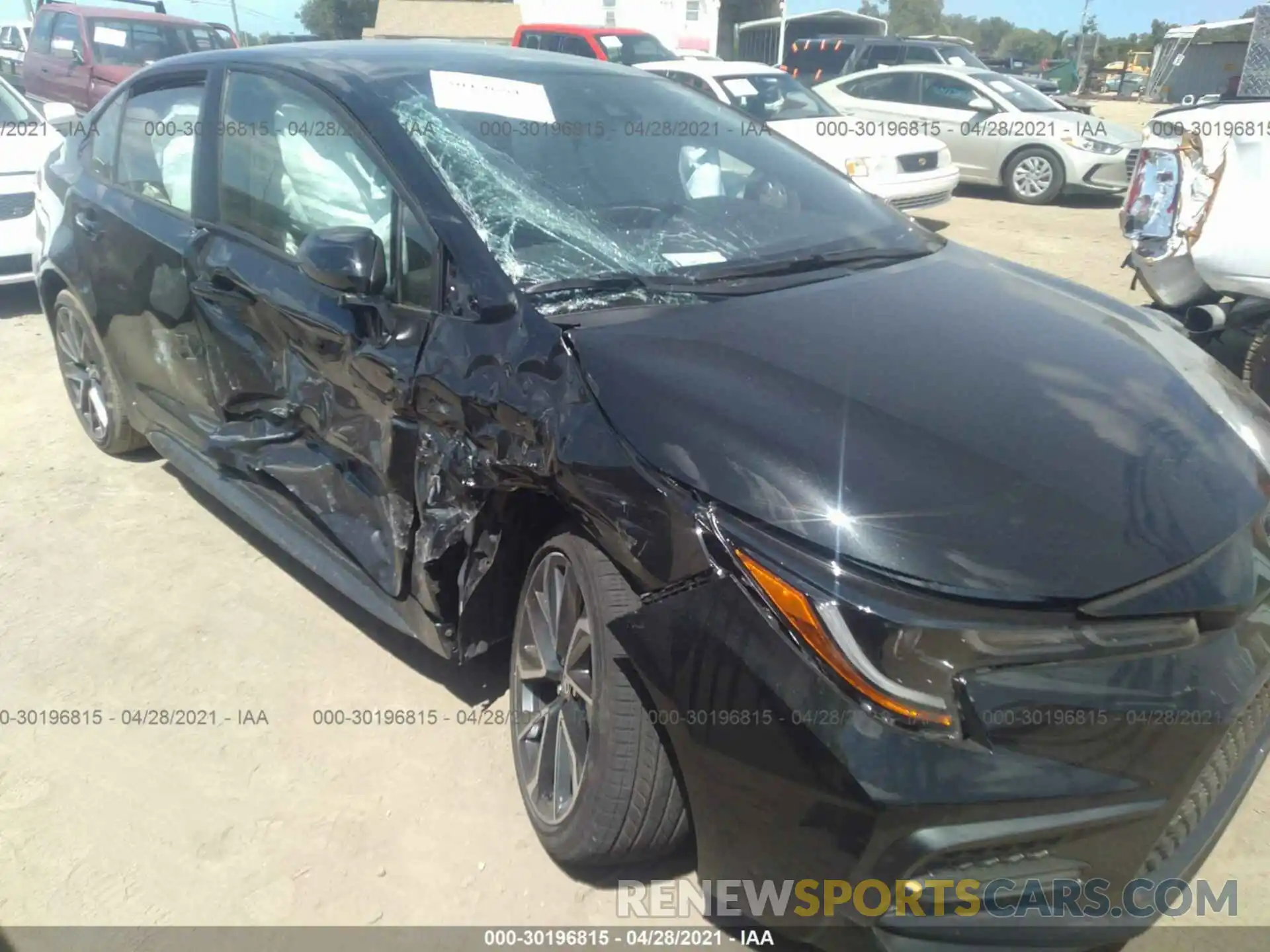 6 Photograph of a damaged car JTDS4MCE2MJ075990 TOYOTA COROLLA 2021