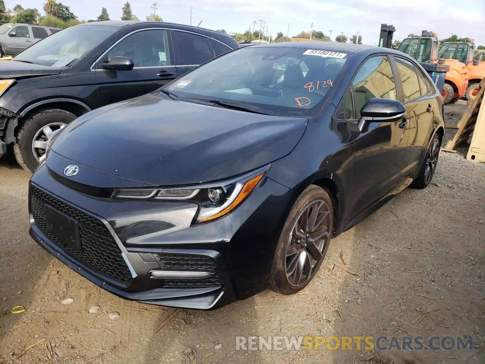 2 Photograph of a damaged car JTDS4MCE2MJ076458 TOYOTA COROLLA 2021