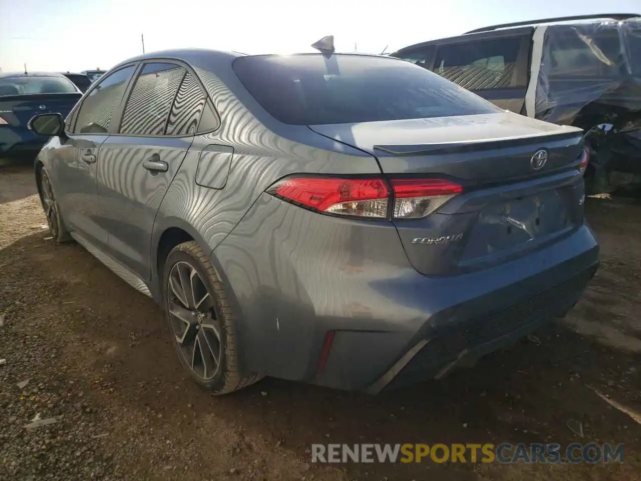 3 Photograph of a damaged car JTDS4MCE2MJ076721 TOYOTA COROLLA 2021