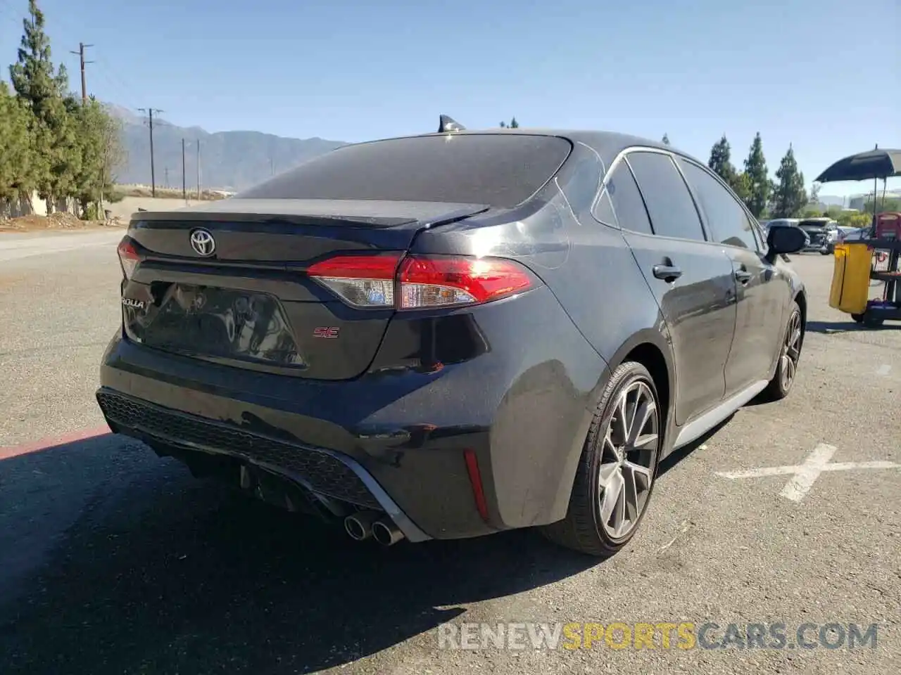 4 Photograph of a damaged car JTDS4MCE2MJ077643 TOYOTA COROLLA 2021