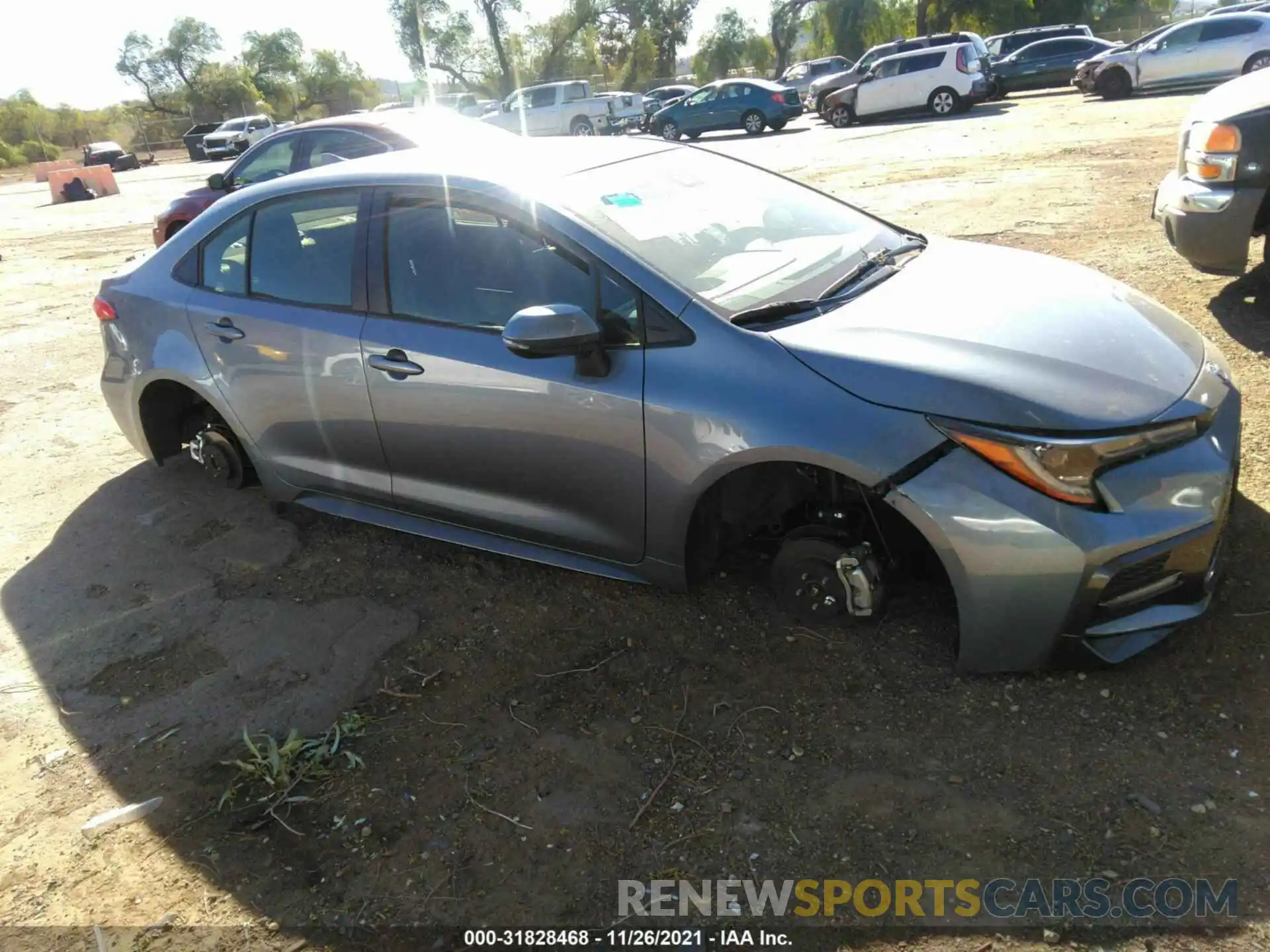 1 Photograph of a damaged car JTDS4MCE2MJ078145 TOYOTA COROLLA 2021