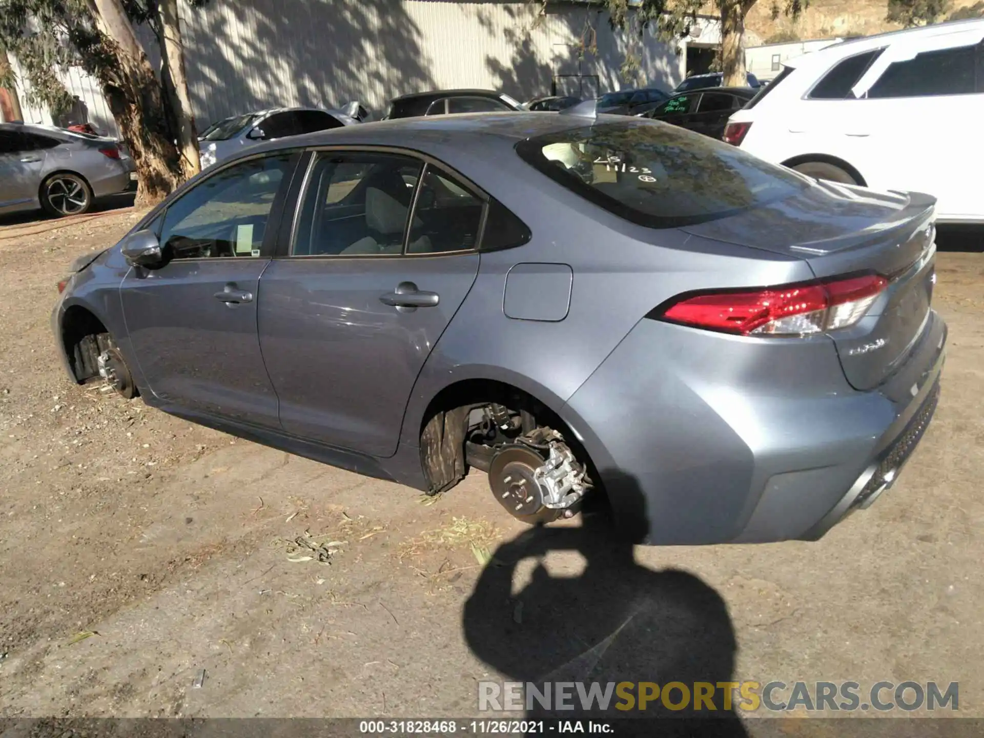 3 Photograph of a damaged car JTDS4MCE2MJ078145 TOYOTA COROLLA 2021