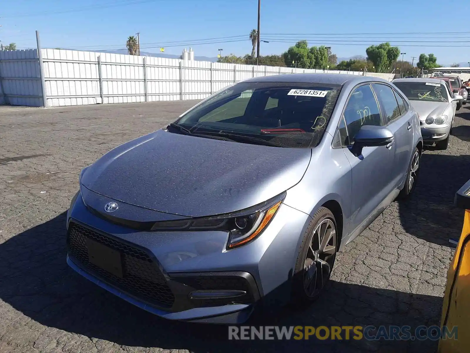 2 Photograph of a damaged car JTDS4MCE2MJ079568 TOYOTA COROLLA 2021