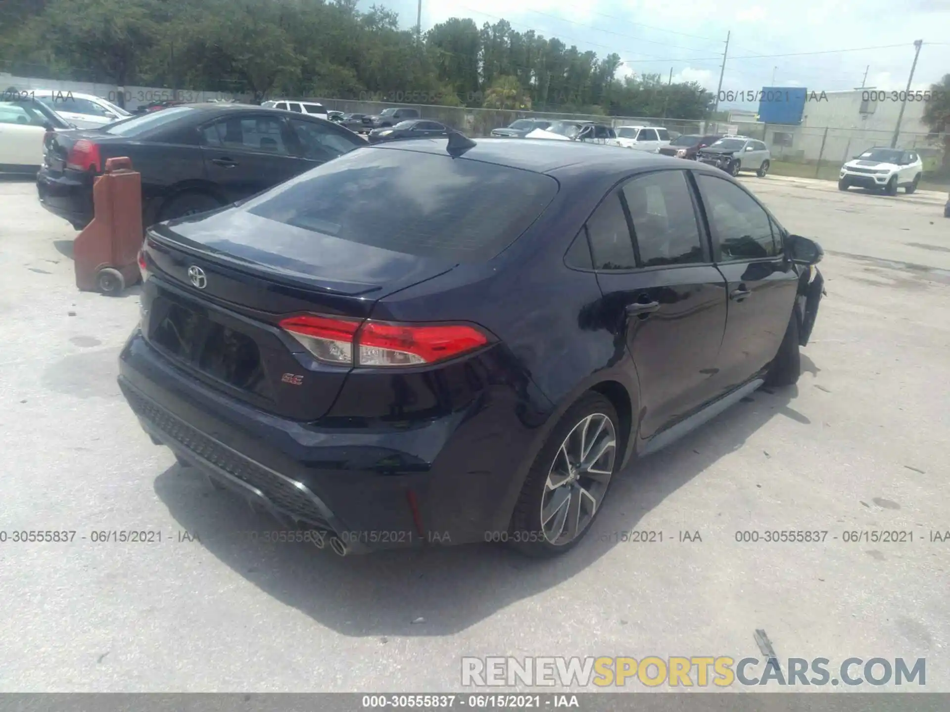 4 Photograph of a damaged car JTDS4MCE3MJ058728 TOYOTA COROLLA 2021