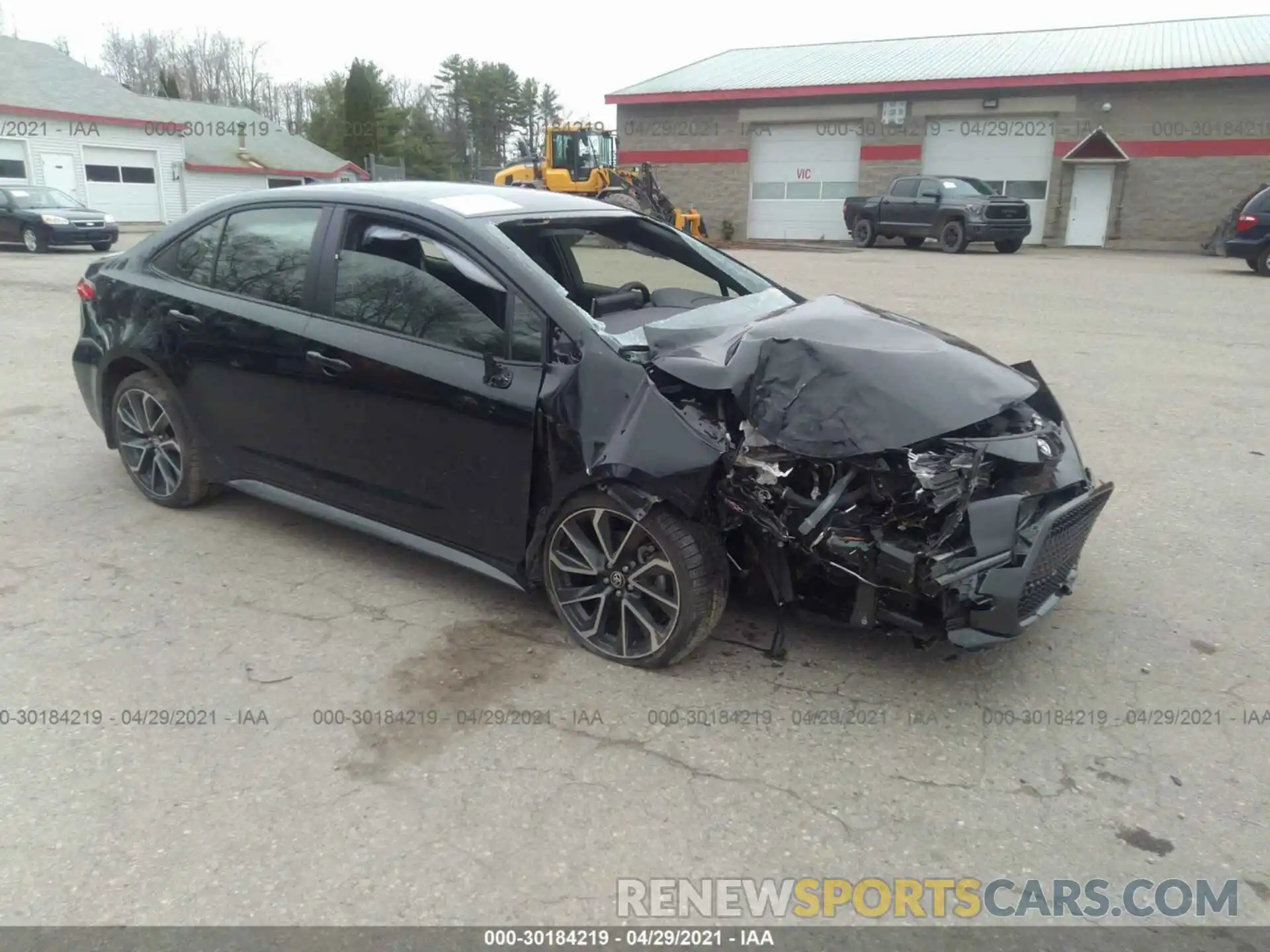 1 Photograph of a damaged car JTDS4MCE3MJ059233 TOYOTA COROLLA 2021