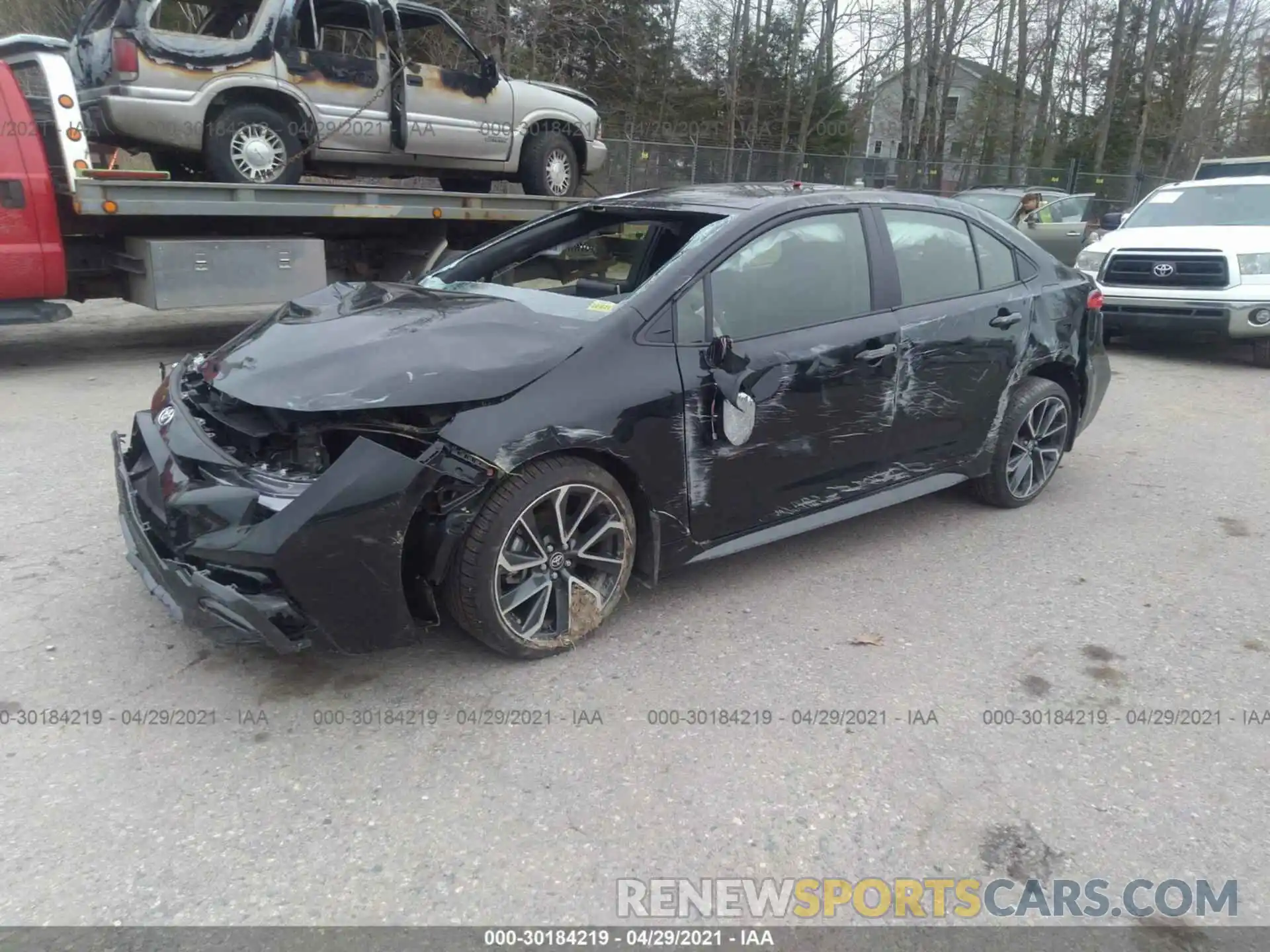 2 Photograph of a damaged car JTDS4MCE3MJ059233 TOYOTA COROLLA 2021