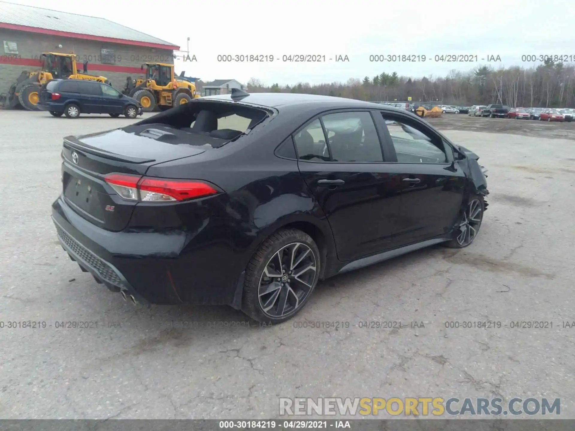 4 Photograph of a damaged car JTDS4MCE3MJ059233 TOYOTA COROLLA 2021