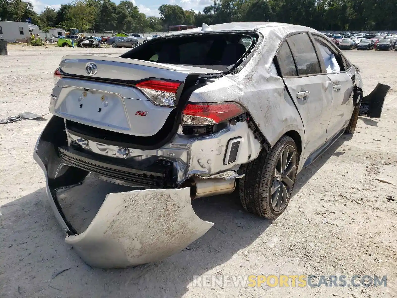 4 Photograph of a damaged car JTDS4MCE3MJ059670 TOYOTA COROLLA 2021