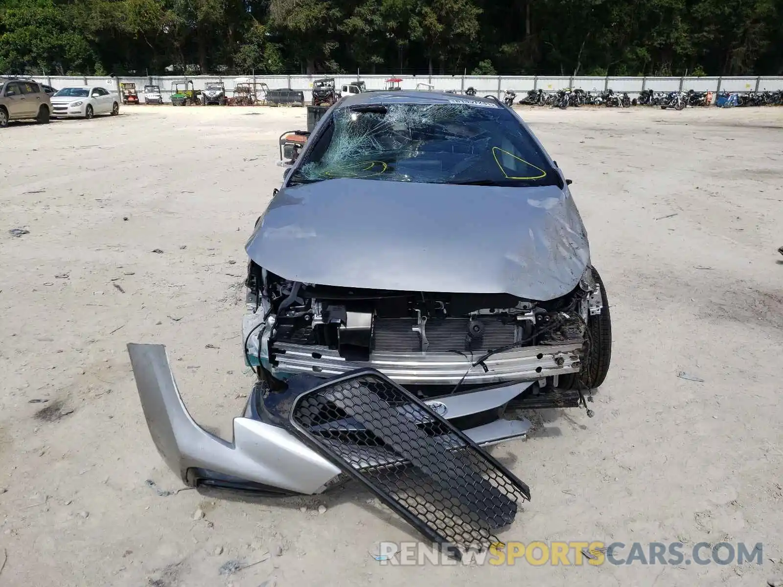 9 Photograph of a damaged car JTDS4MCE3MJ059670 TOYOTA COROLLA 2021