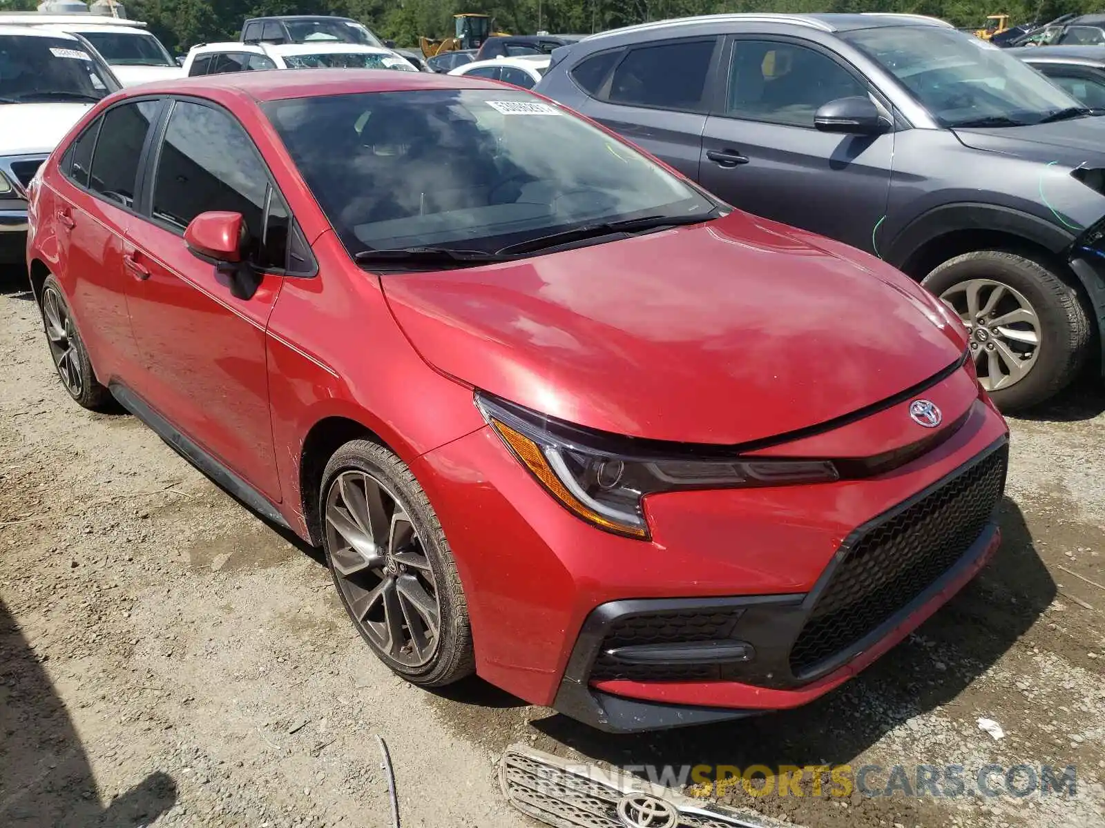 1 Photograph of a damaged car JTDS4MCE3MJ059880 TOYOTA COROLLA 2021