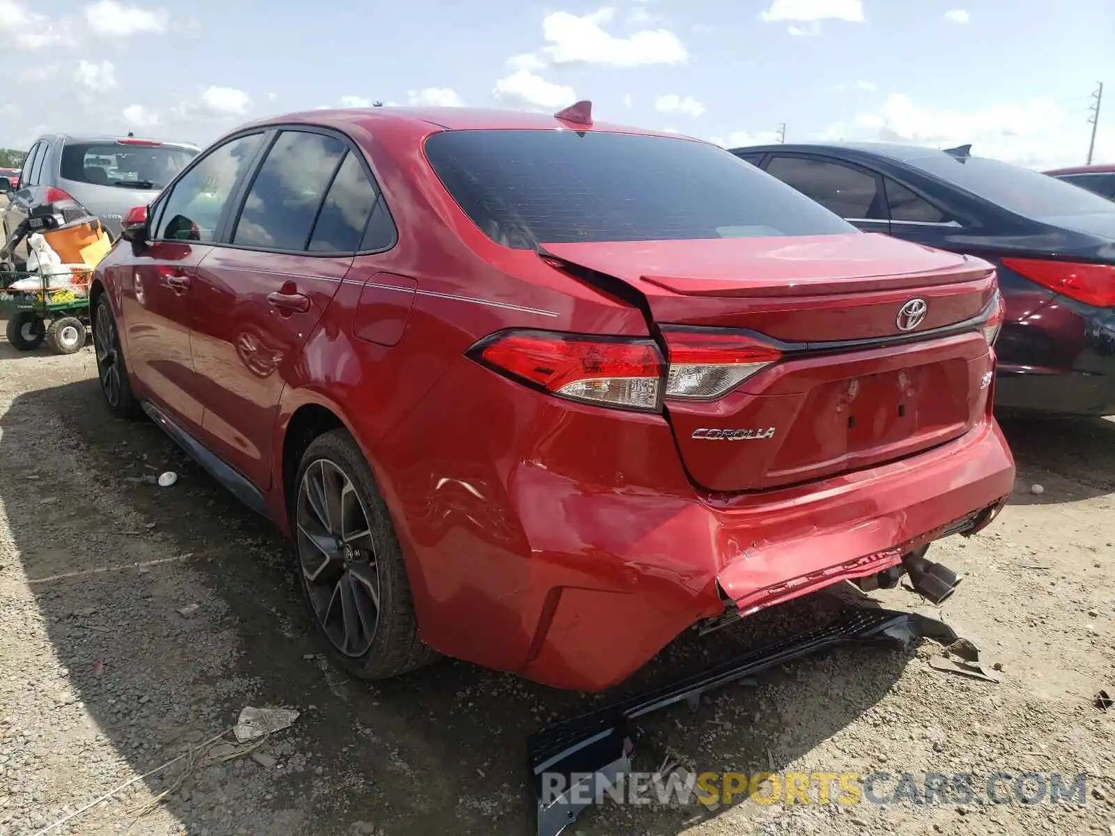 3 Photograph of a damaged car JTDS4MCE3MJ059880 TOYOTA COROLLA 2021