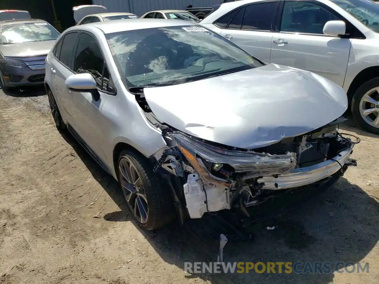 1 Photograph of a damaged car JTDS4MCE3MJ060060 TOYOTA COROLLA 2021