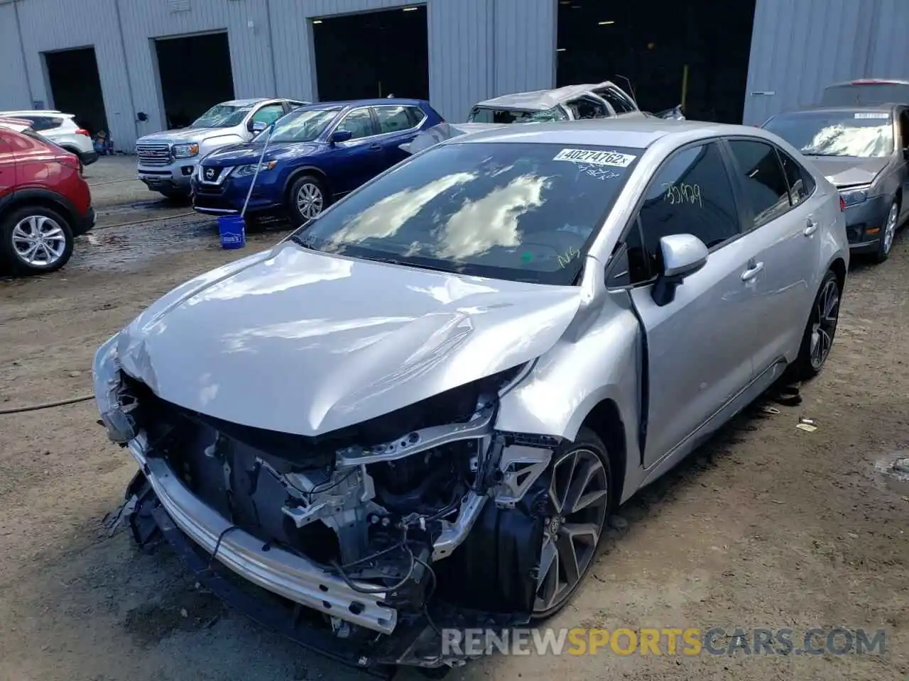 2 Photograph of a damaged car JTDS4MCE3MJ060060 TOYOTA COROLLA 2021