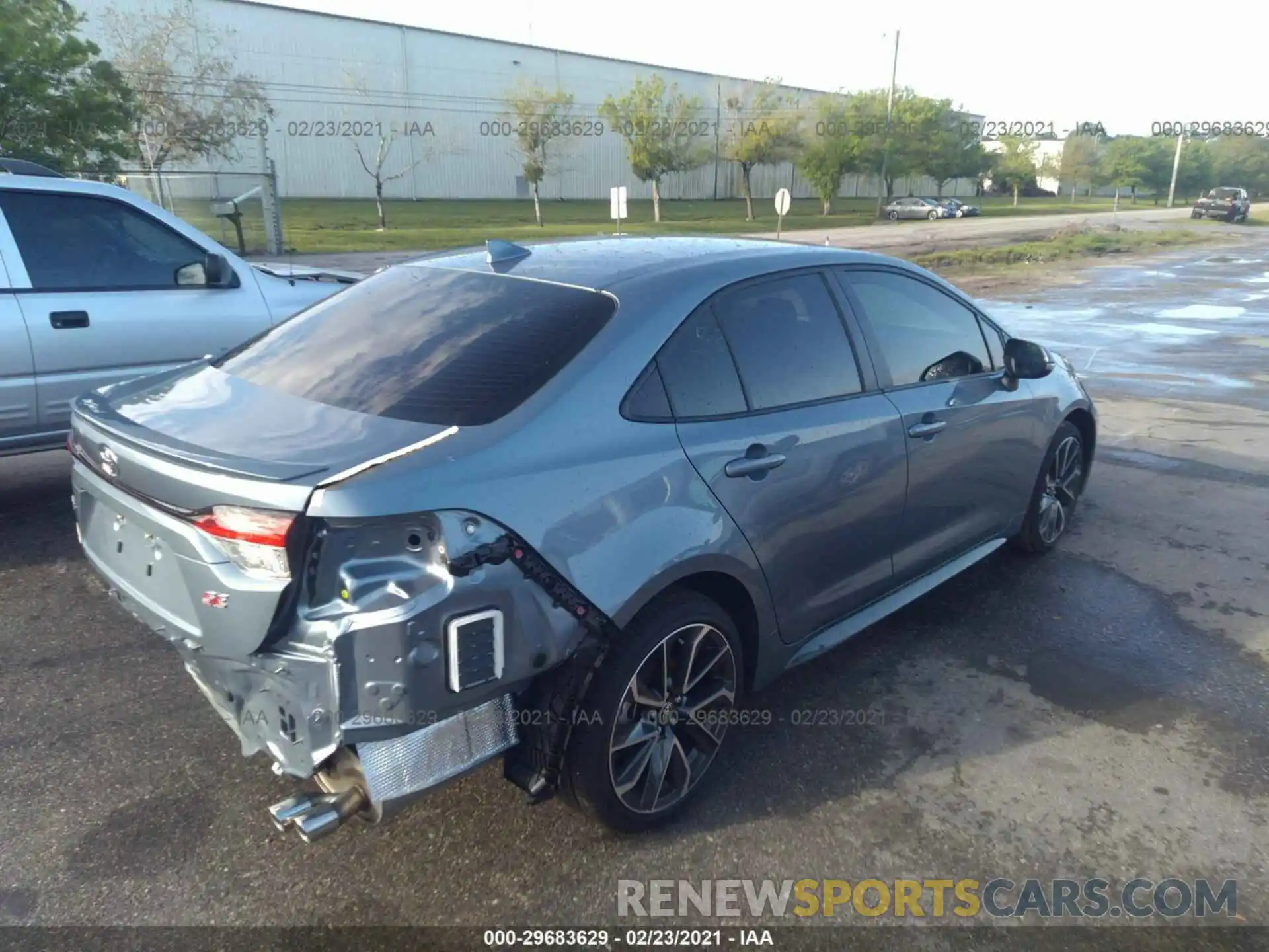 4 Photograph of a damaged car JTDS4MCE3MJ061497 TOYOTA COROLLA 2021