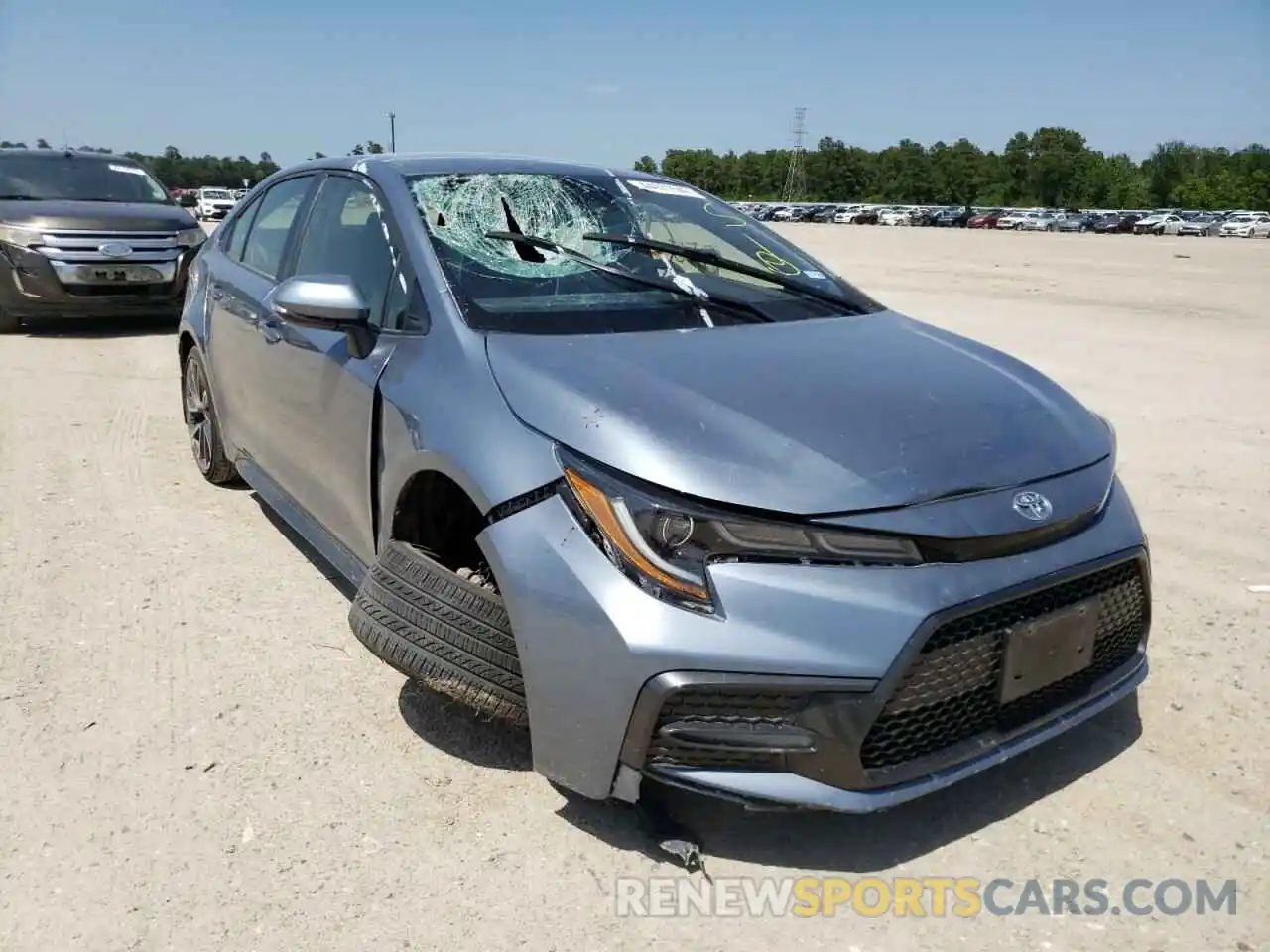 1 Photograph of a damaged car JTDS4MCE3MJ062391 TOYOTA COROLLA 2021