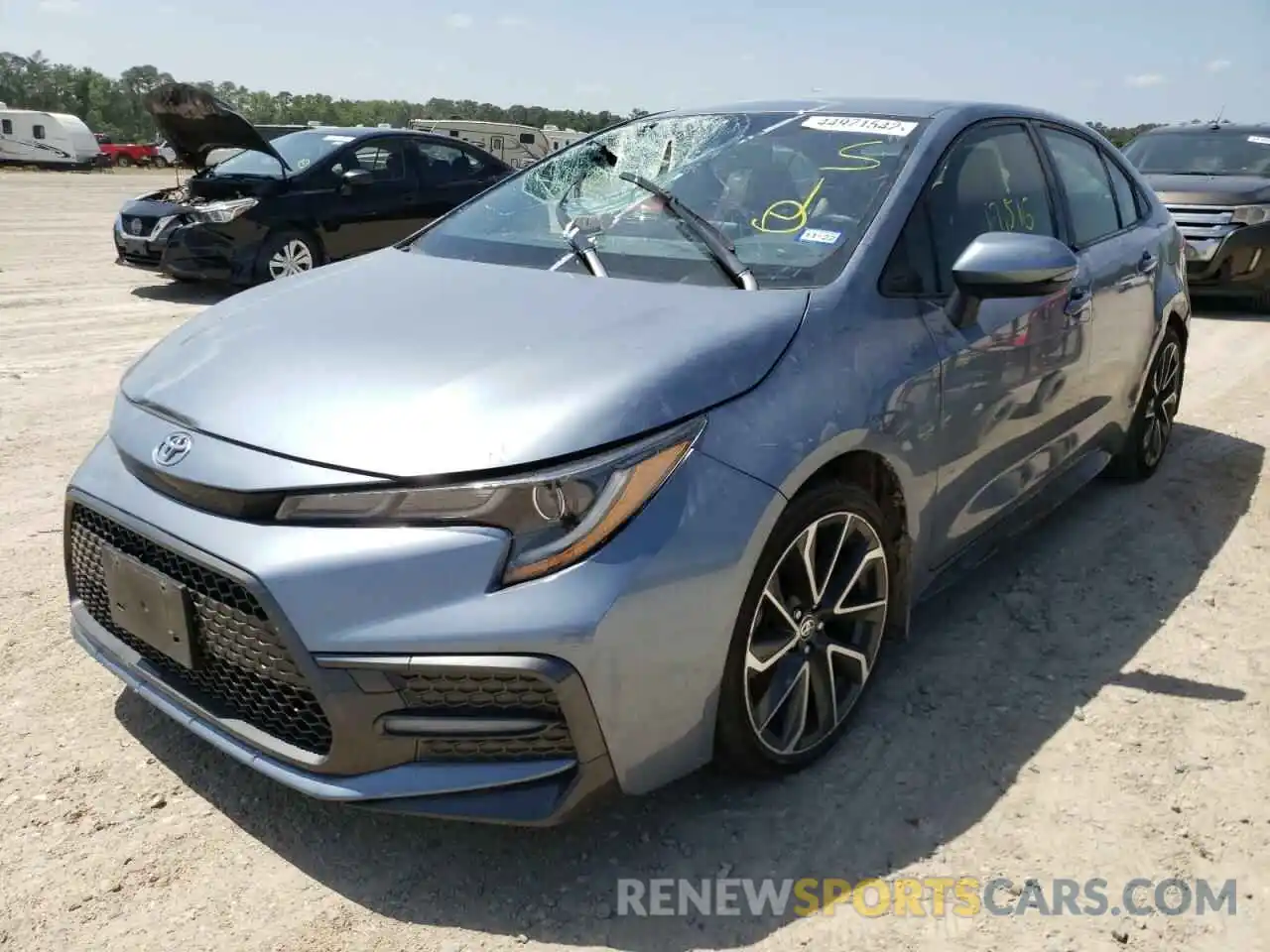 2 Photograph of a damaged car JTDS4MCE3MJ062391 TOYOTA COROLLA 2021