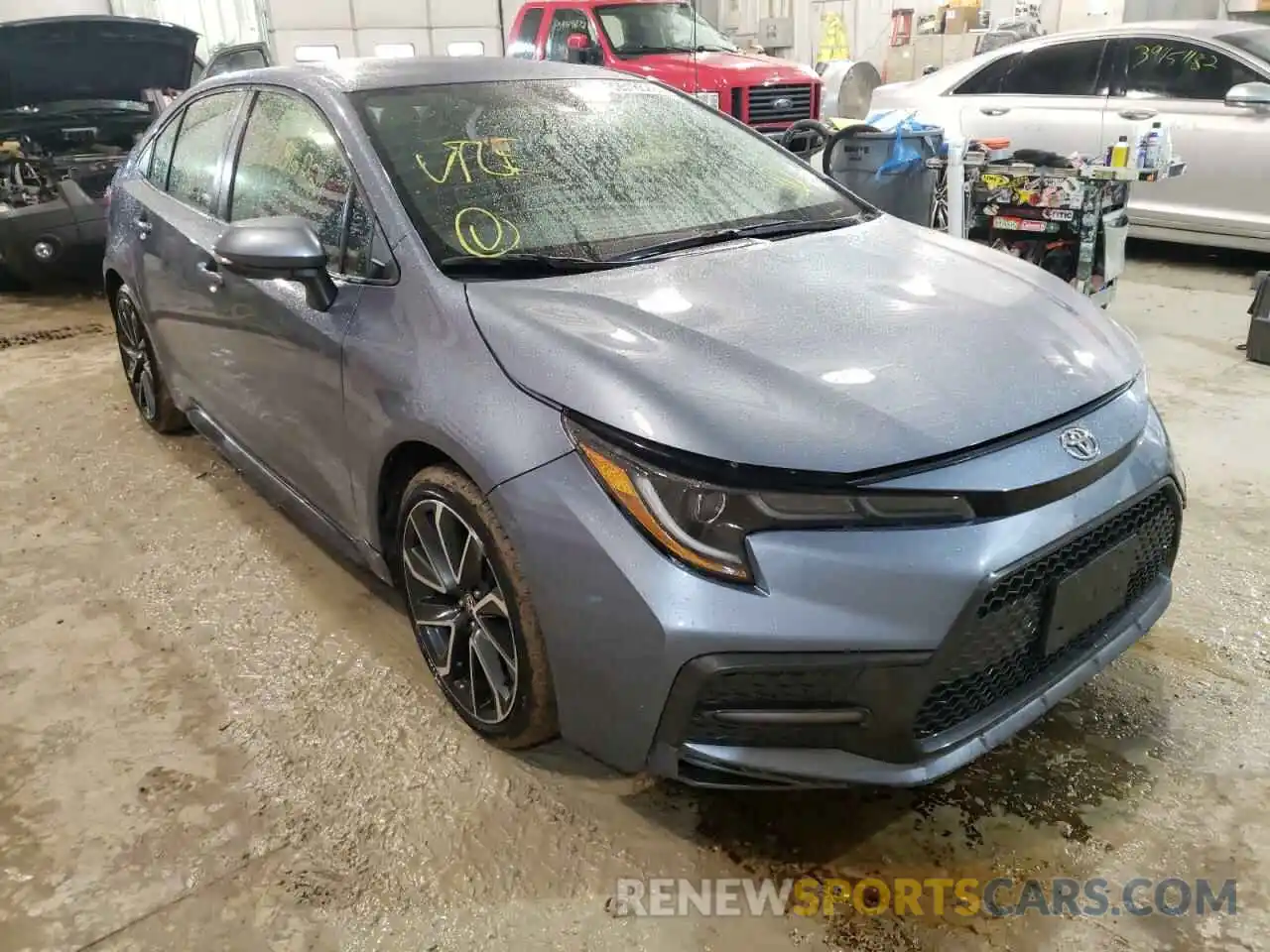 1 Photograph of a damaged car JTDS4MCE3MJ063217 TOYOTA COROLLA 2021