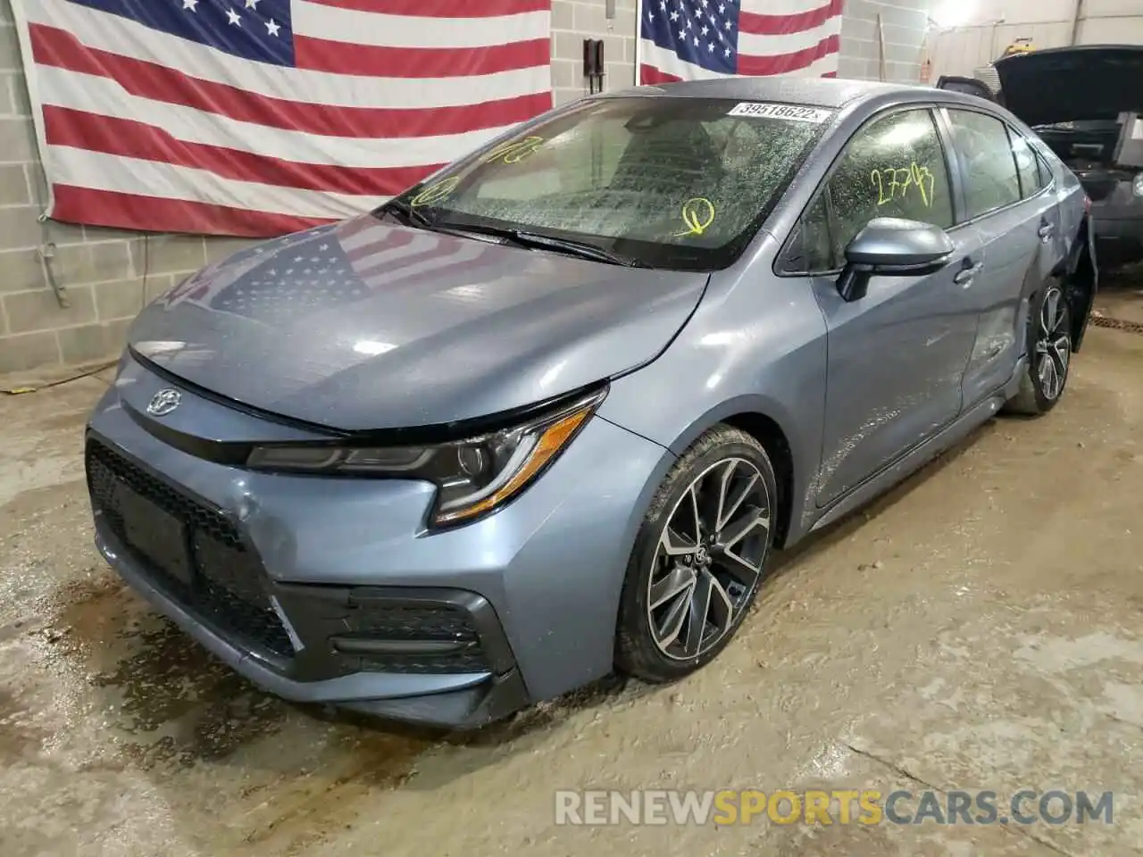 2 Photograph of a damaged car JTDS4MCE3MJ063217 TOYOTA COROLLA 2021