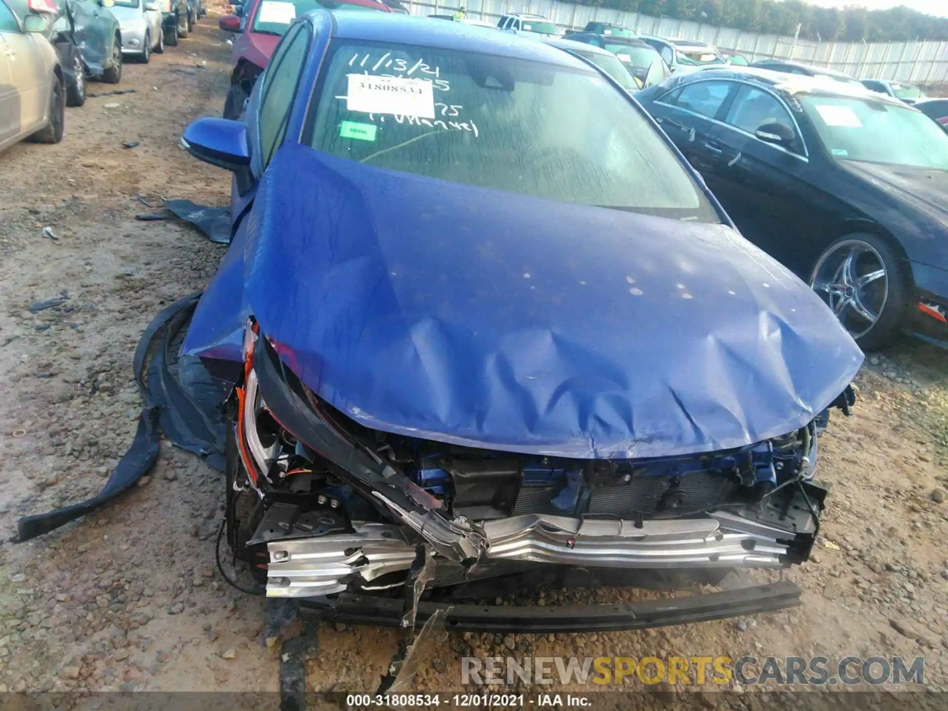 6 Photograph of a damaged car JTDS4MCE3MJ063475 TOYOTA COROLLA 2021