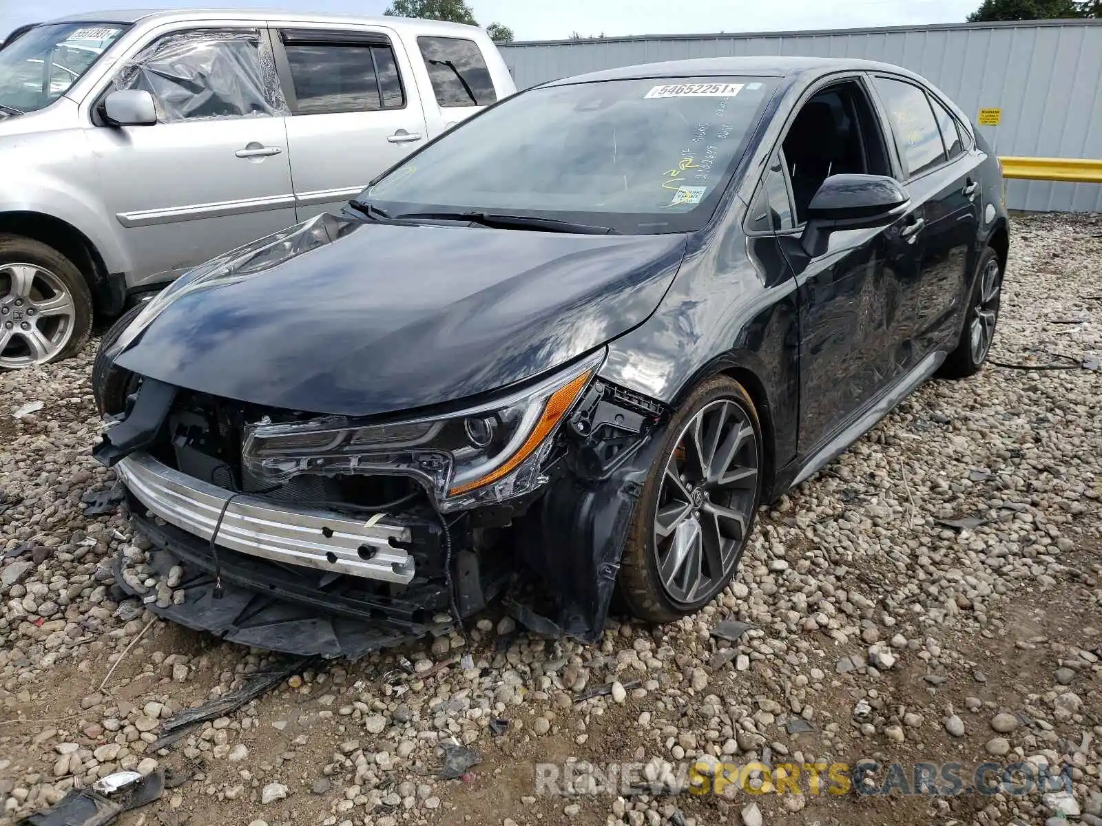 2 Photograph of a damaged car JTDS4MCE3MJ063640 TOYOTA COROLLA 2021