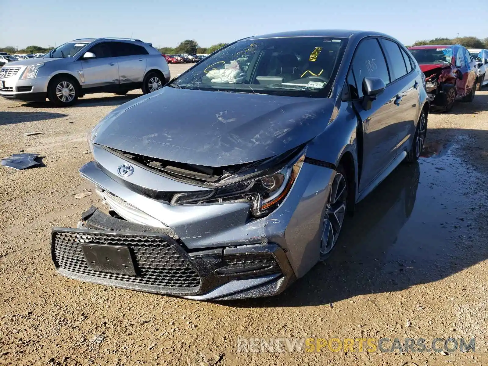 2 Photograph of a damaged car JTDS4MCE3MJ064187 TOYOTA COROLLA 2021