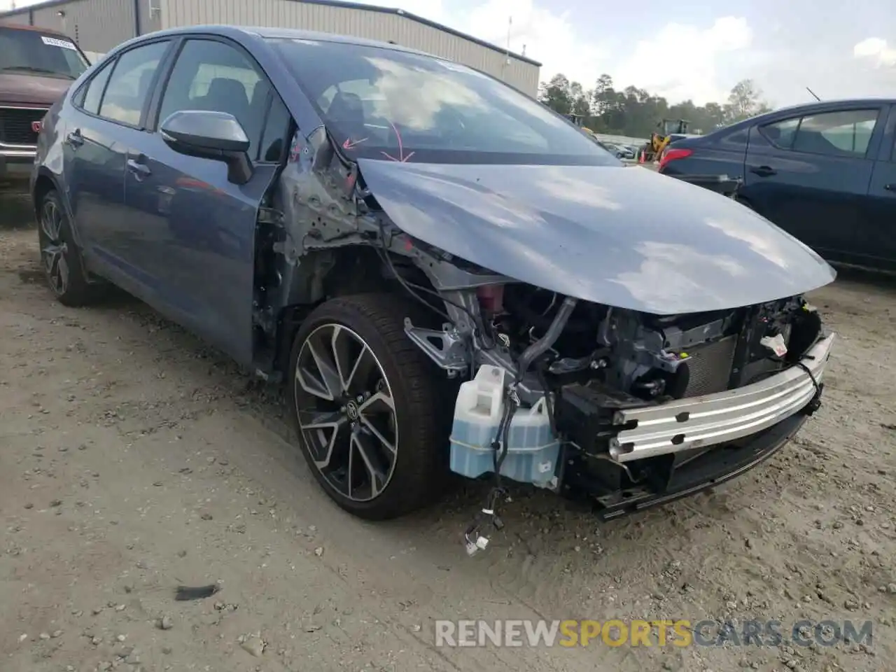 1 Photograph of a damaged car JTDS4MCE3MJ064254 TOYOTA COROLLA 2021