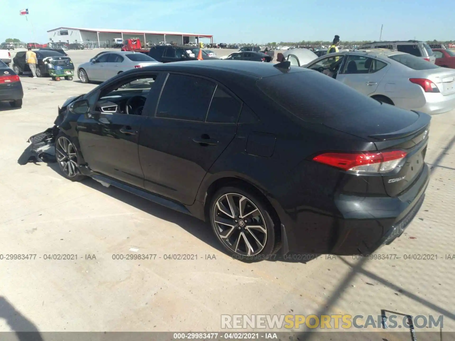 3 Photograph of a damaged car JTDS4MCE3MJ064903 TOYOTA COROLLA 2021