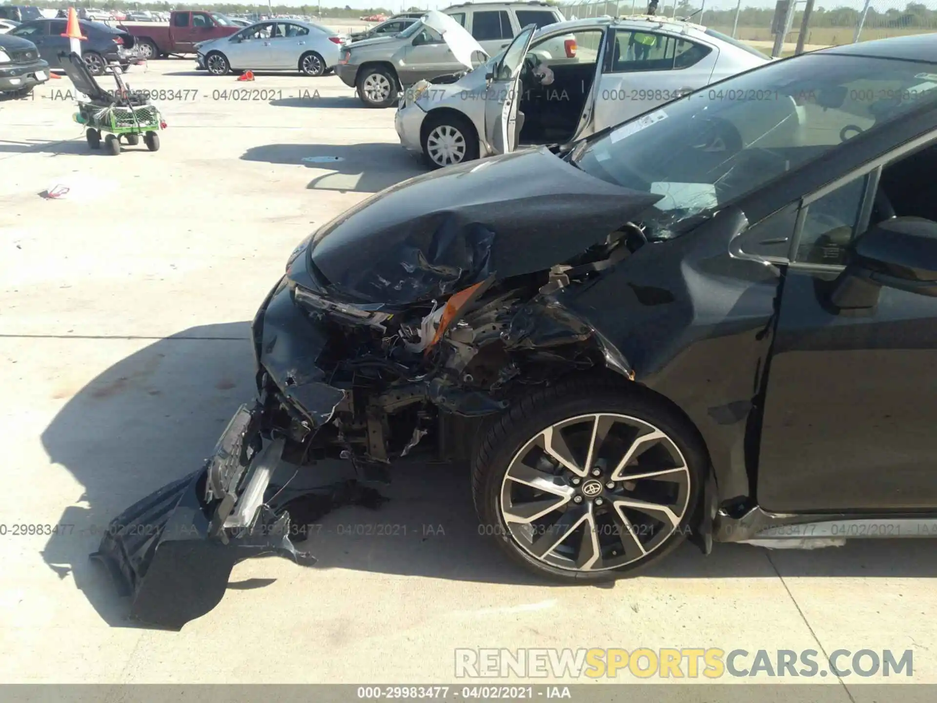 6 Photograph of a damaged car JTDS4MCE3MJ064903 TOYOTA COROLLA 2021