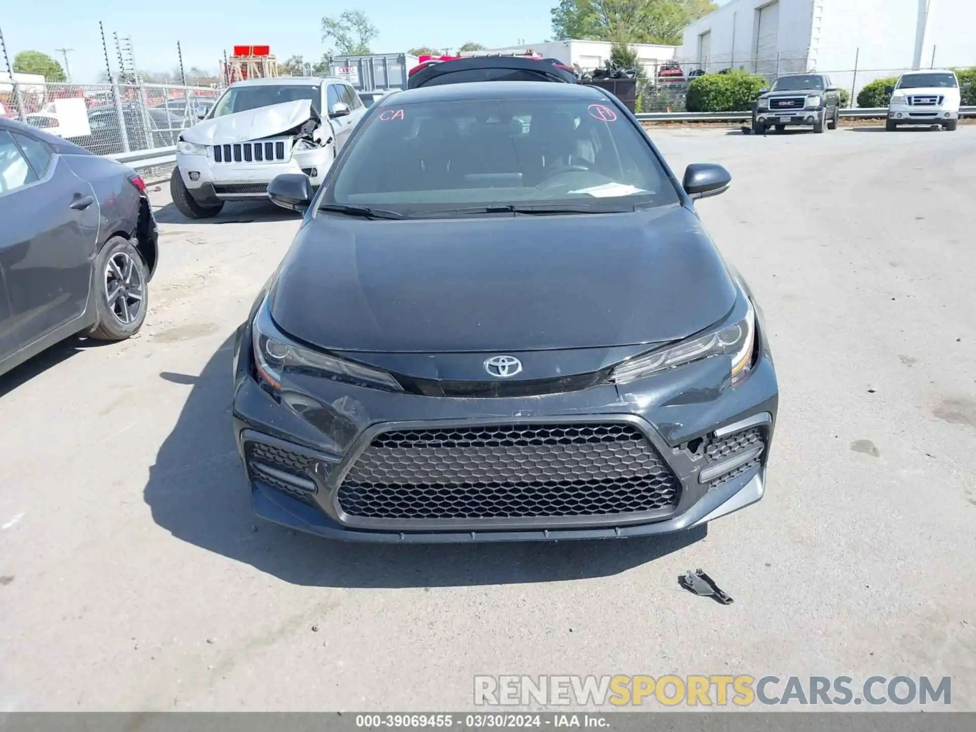 12 Photograph of a damaged car JTDS4MCE3MJ071642 TOYOTA COROLLA 2021