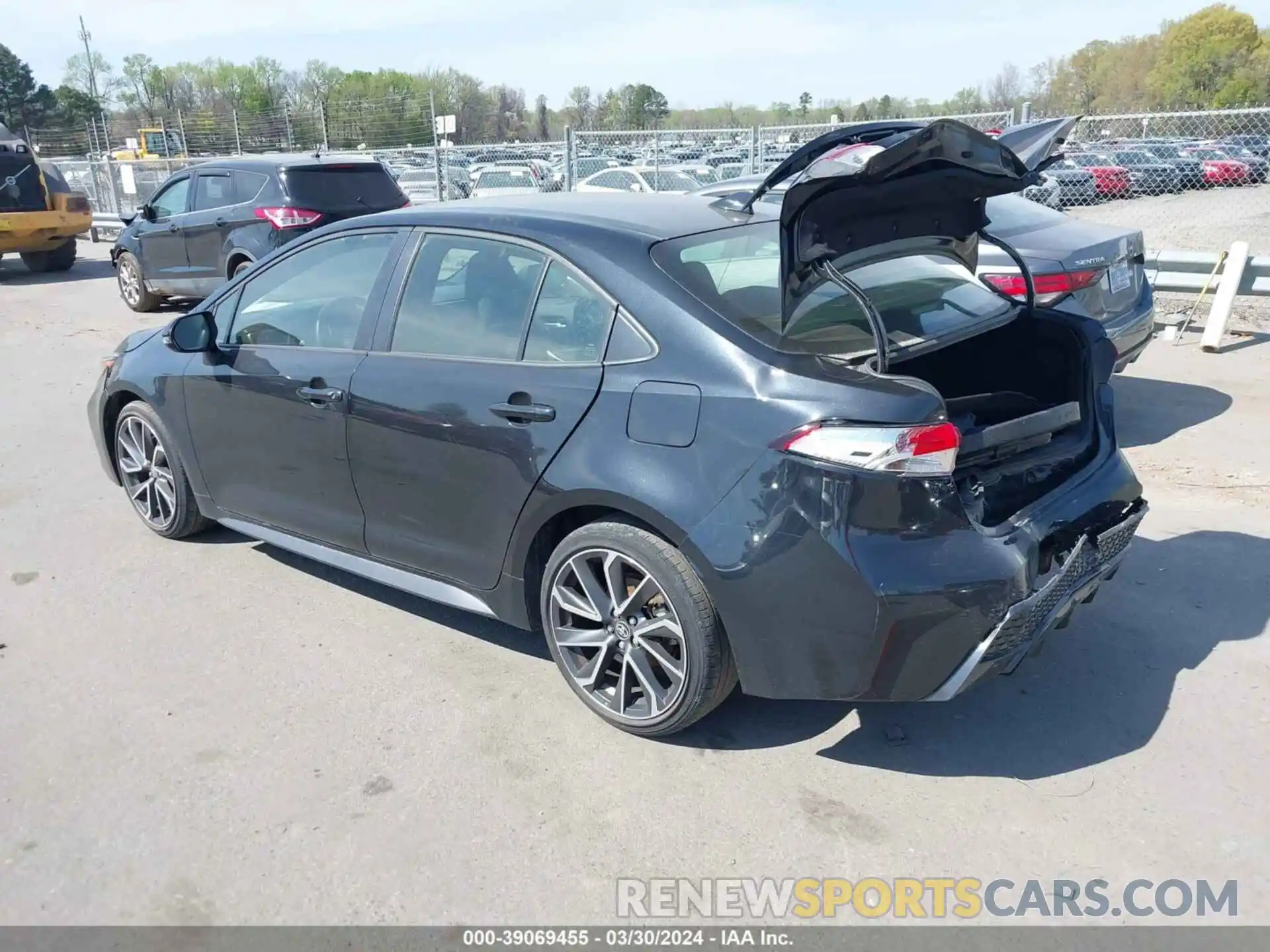 3 Photograph of a damaged car JTDS4MCE3MJ071642 TOYOTA COROLLA 2021