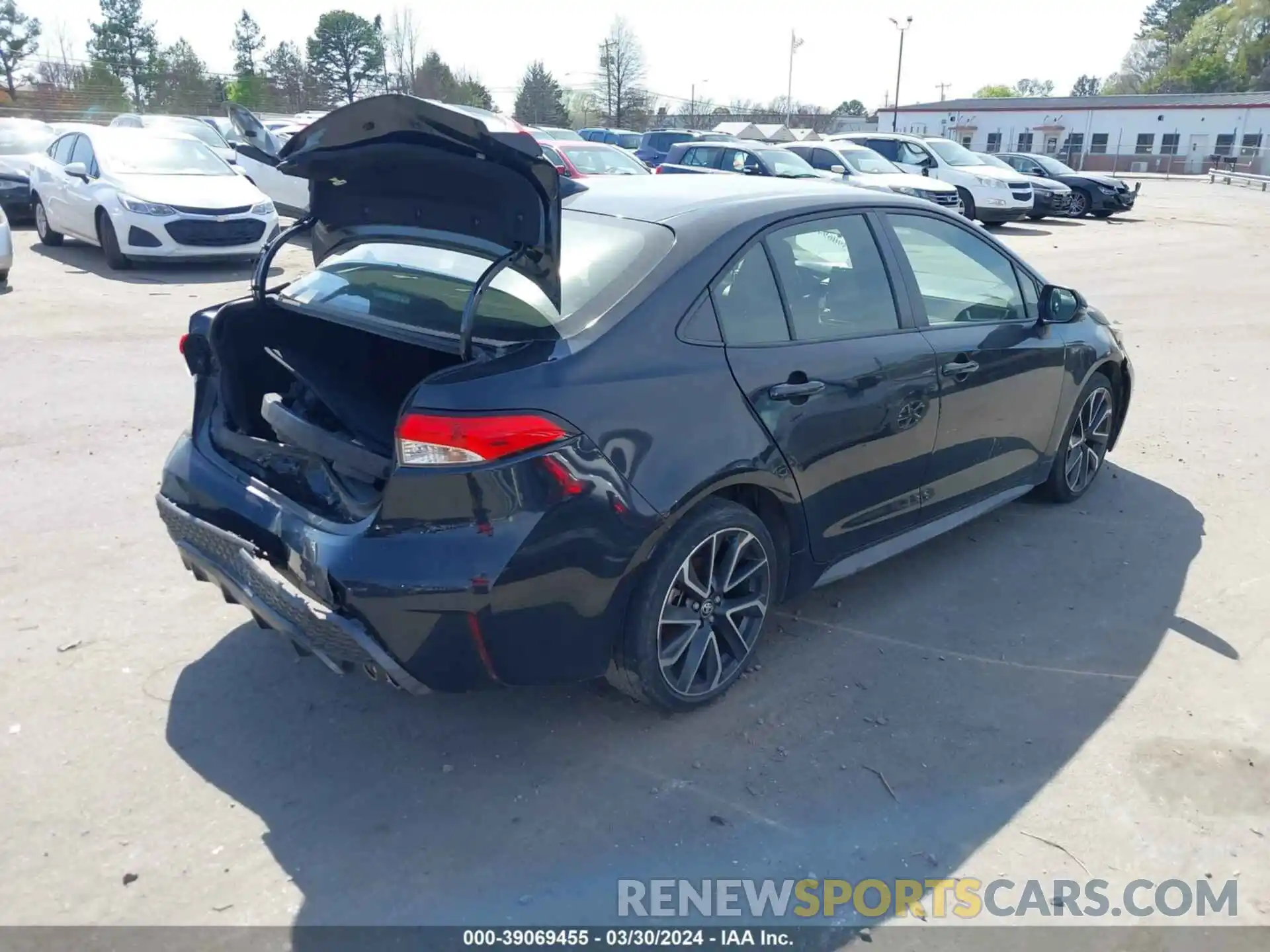 4 Photograph of a damaged car JTDS4MCE3MJ071642 TOYOTA COROLLA 2021