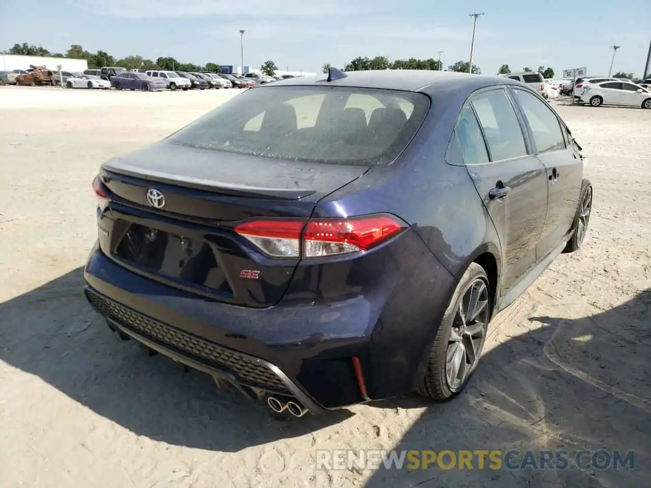 4 Photograph of a damaged car JTDS4MCE3MJ071821 TOYOTA COROLLA 2021