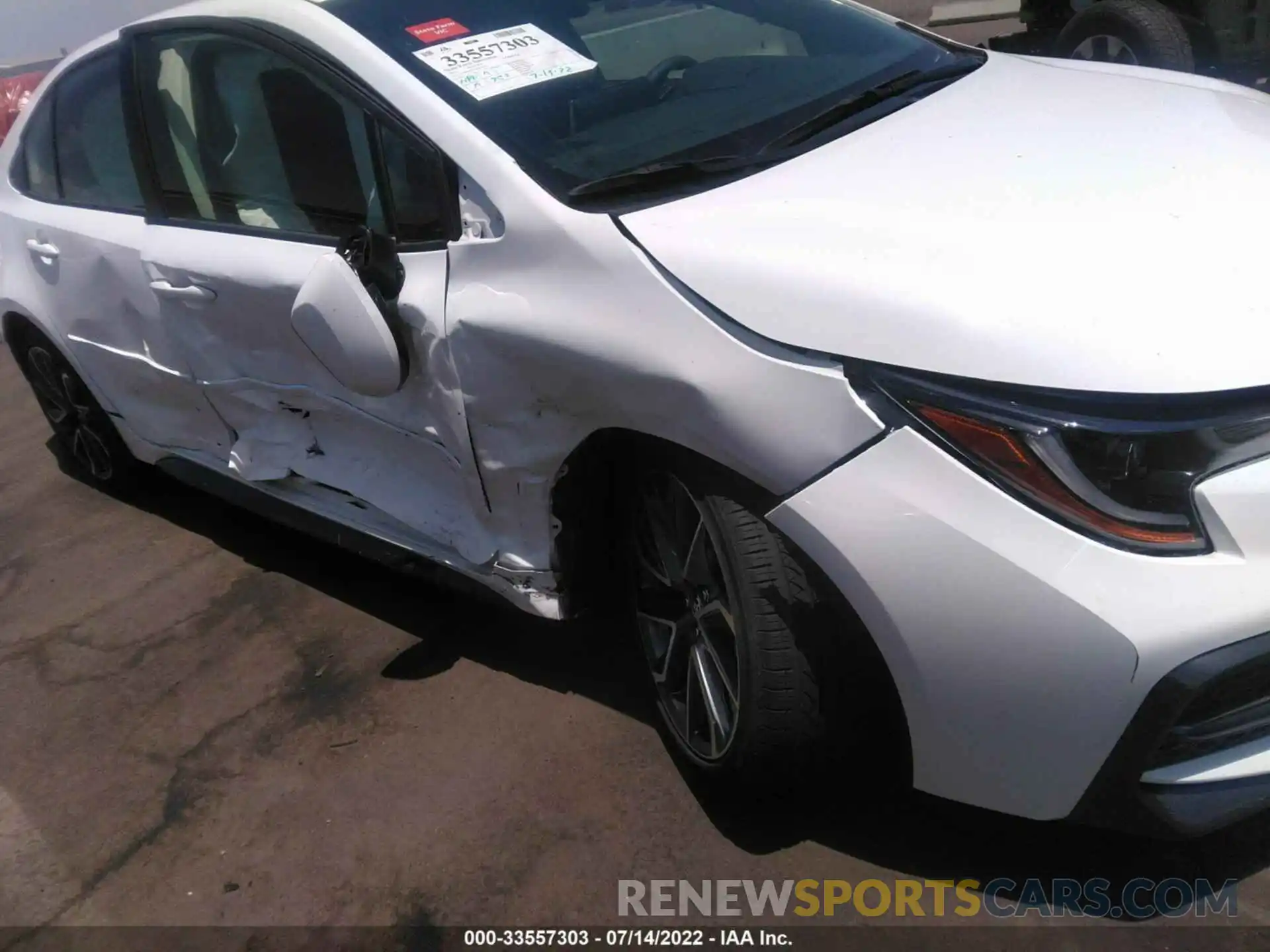 6 Photograph of a damaged car JTDS4MCE3MJ072273 TOYOTA COROLLA 2021