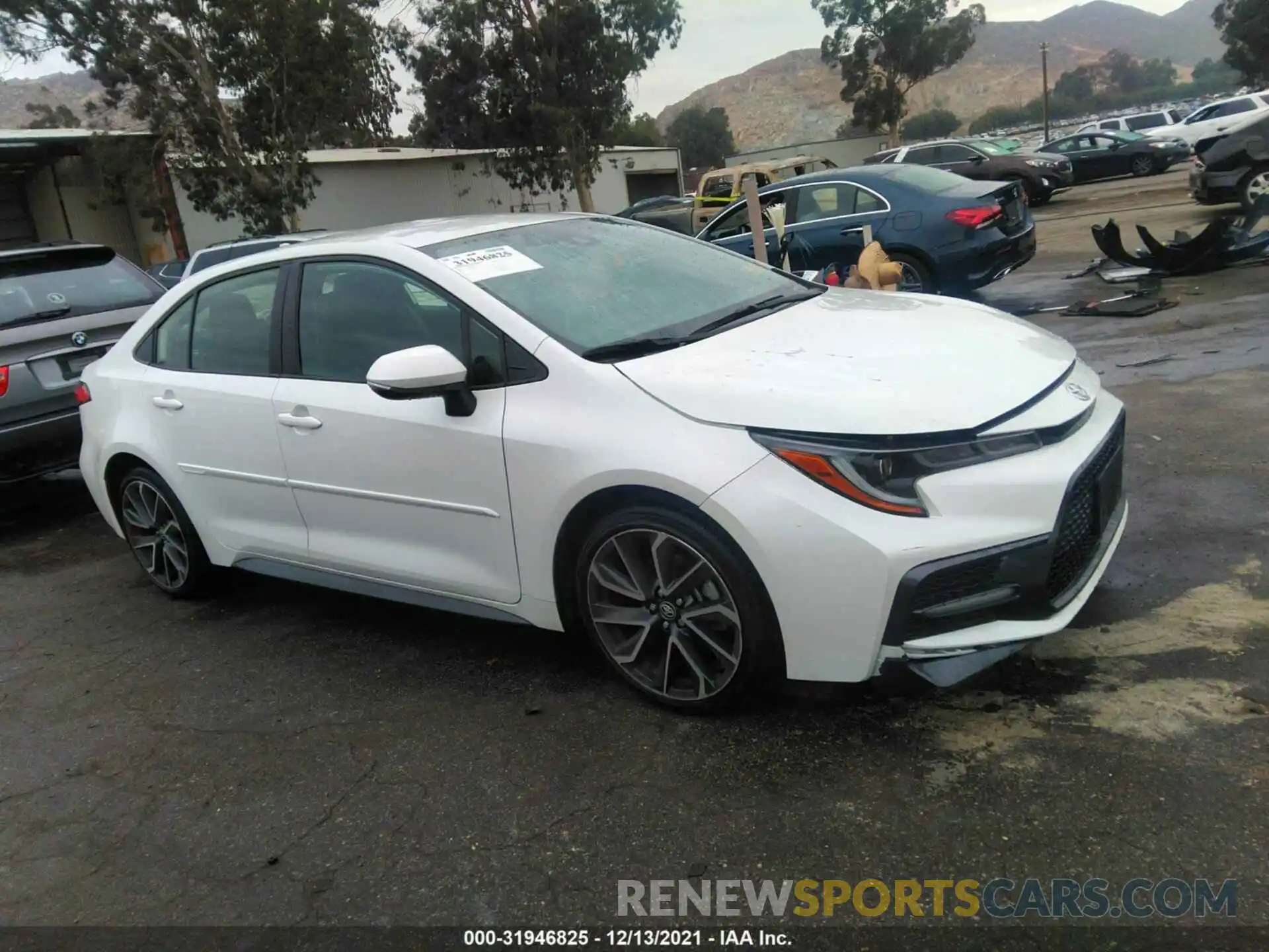 1 Photograph of a damaged car JTDS4MCE3MJ072595 TOYOTA COROLLA 2021