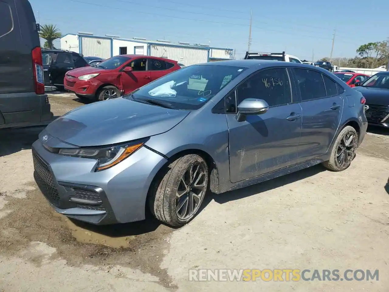 1 Photograph of a damaged car JTDS4MCE3MJ074931 TOYOTA COROLLA 2021