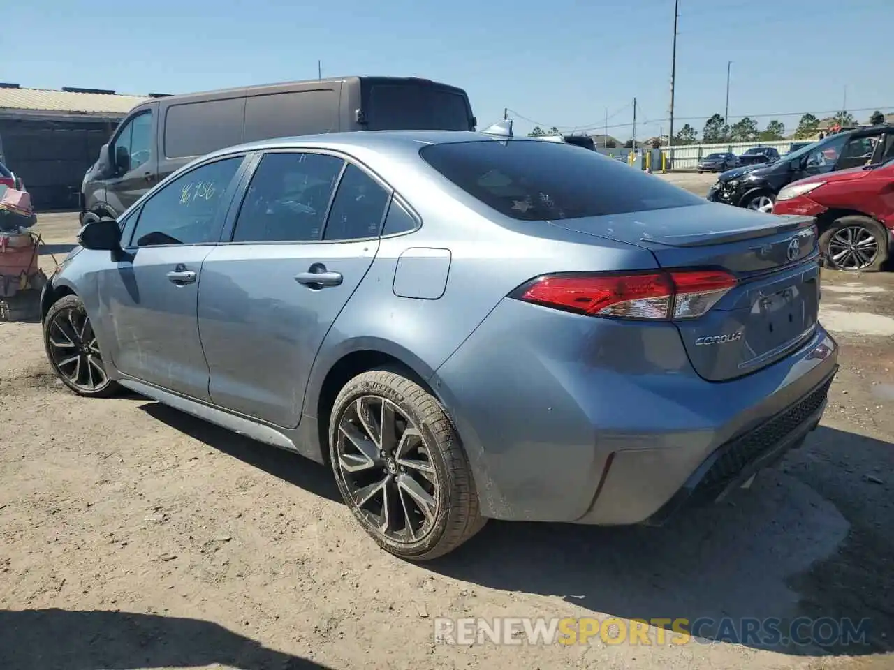 2 Photograph of a damaged car JTDS4MCE3MJ074931 TOYOTA COROLLA 2021