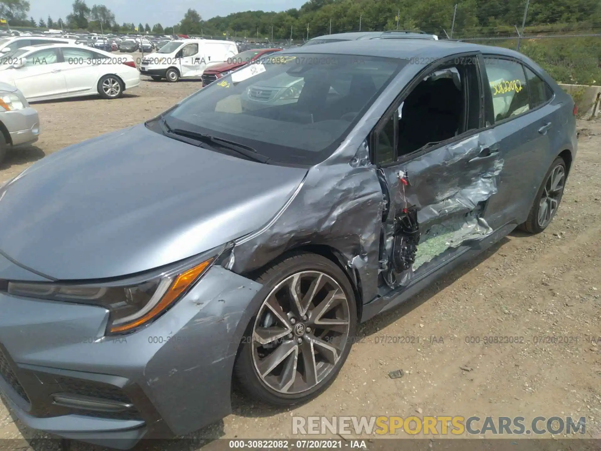 6 Photograph of a damaged car JTDS4MCE3MJ076212 TOYOTA COROLLA 2021