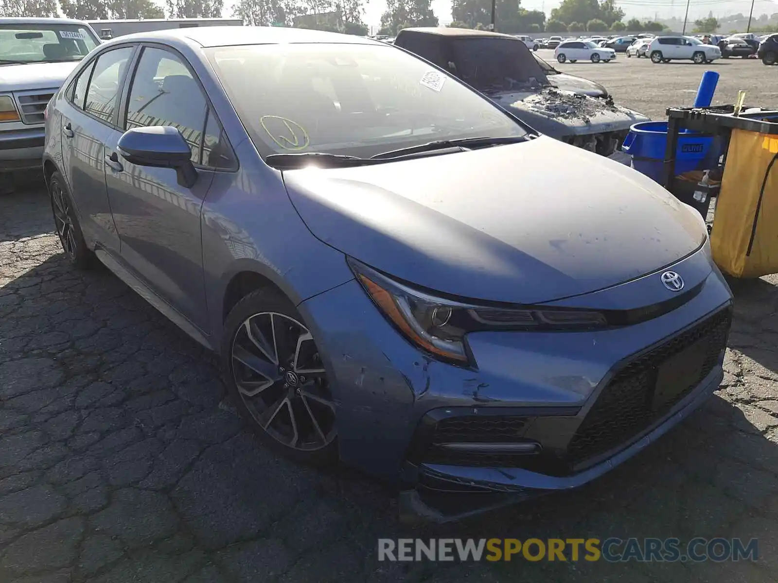 1 Photograph of a damaged car JTDS4MCE3MJ076887 TOYOTA COROLLA 2021