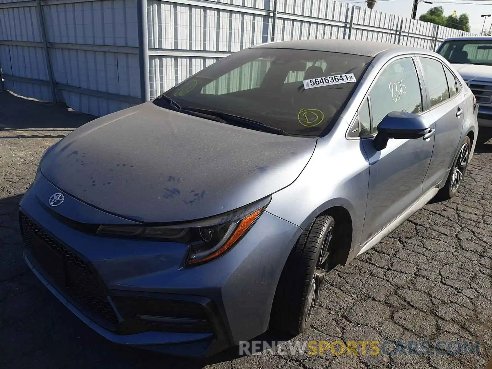 2 Photograph of a damaged car JTDS4MCE3MJ076887 TOYOTA COROLLA 2021