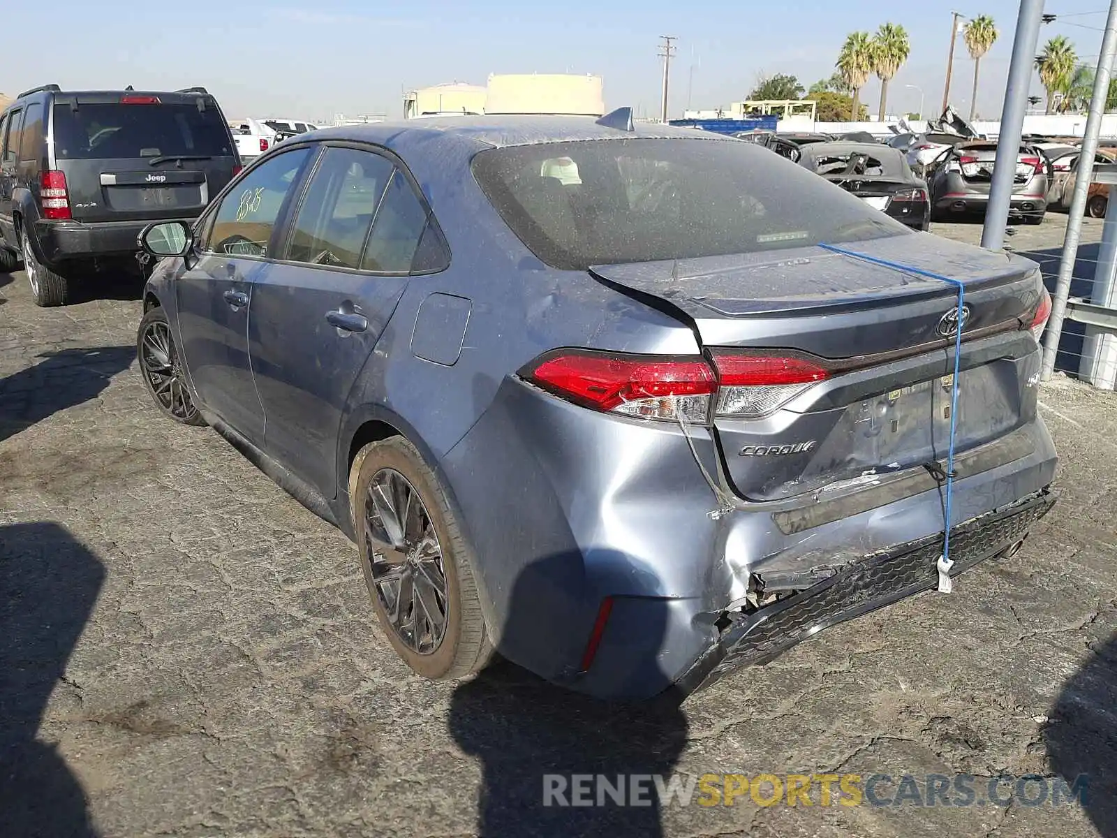 3 Photograph of a damaged car JTDS4MCE3MJ076887 TOYOTA COROLLA 2021