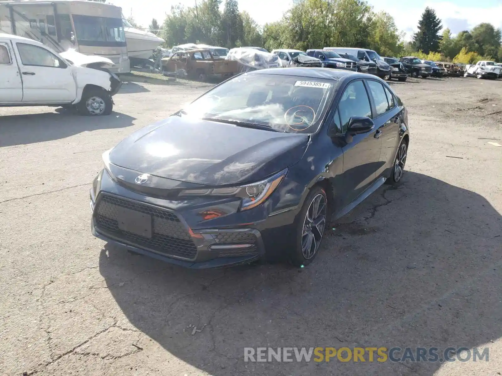 2 Photograph of a damaged car JTDS4MCE3MJ078476 TOYOTA COROLLA 2021