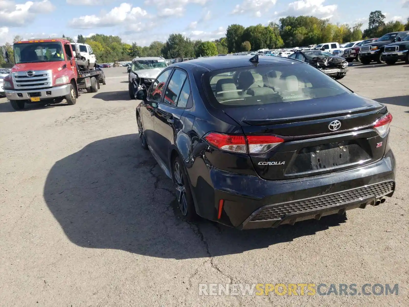 3 Photograph of a damaged car JTDS4MCE3MJ078476 TOYOTA COROLLA 2021