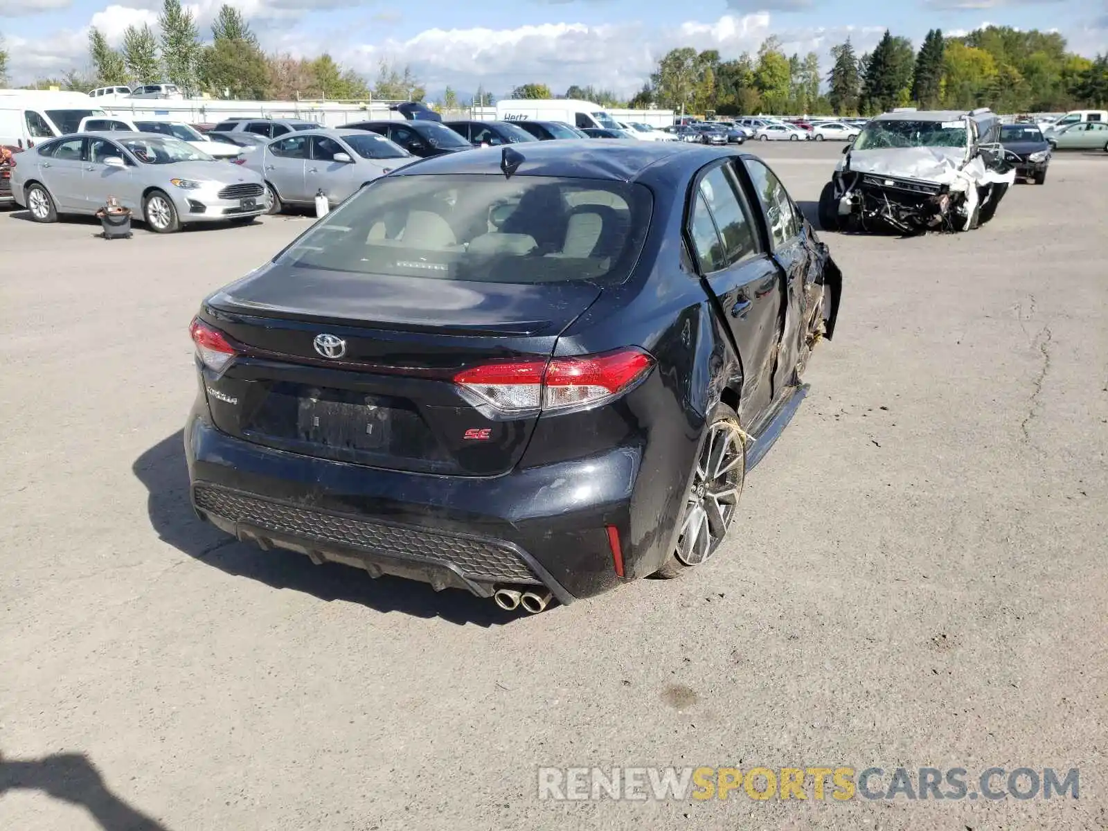 4 Photograph of a damaged car JTDS4MCE3MJ078476 TOYOTA COROLLA 2021