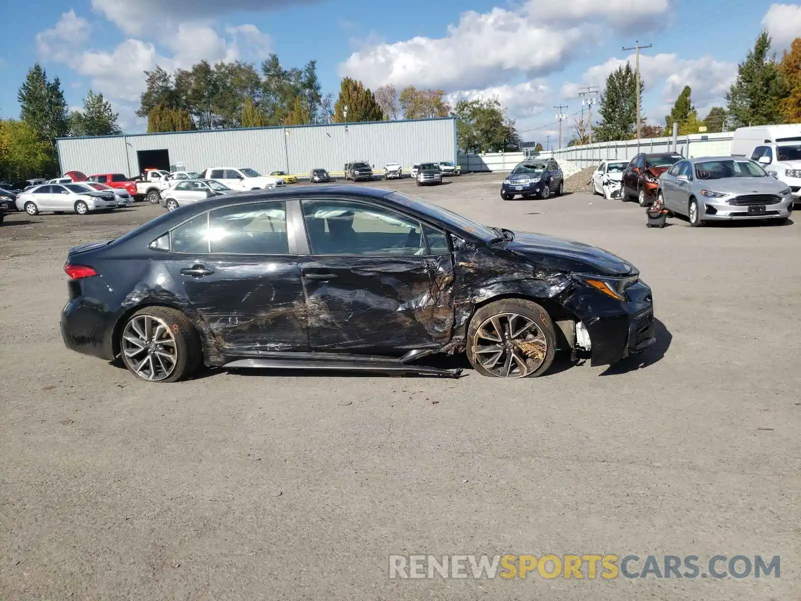 9 Photograph of a damaged car JTDS4MCE3MJ078476 TOYOTA COROLLA 2021