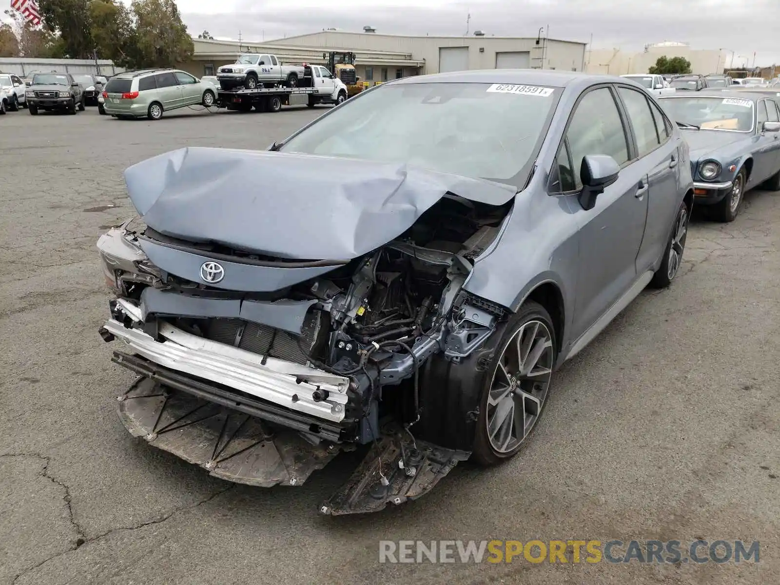 2 Photograph of a damaged car JTDS4MCE3MJ080678 TOYOTA COROLLA 2021