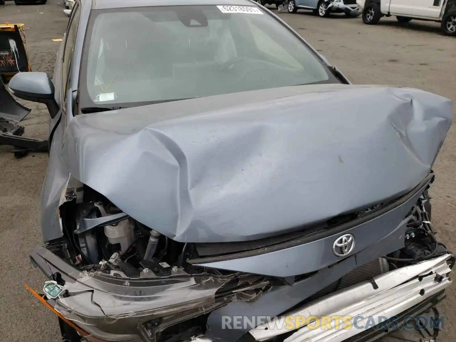 7 Photograph of a damaged car JTDS4MCE3MJ080678 TOYOTA COROLLA 2021